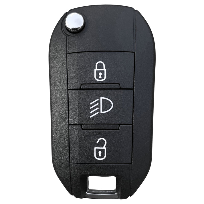 Aftermarket 3-Button Remote Key for Peugeot 208, 2008, 301 & 308 (ID46 PCF7941, 433MHz)