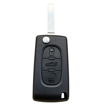 VA2 3 Button Remote Key Case with Trunk Button & VA2 Blade – No Battery Contact