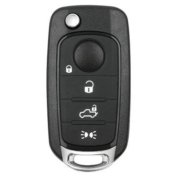 OEM 4 Button Remote Key for Fiat 500X / Tipo / Egea – Megamos AES, 433MHz, SIP22 Blade