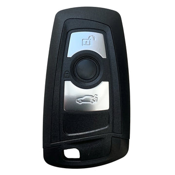 Aftermarket 3-Button Smart Remote Key for BMW F Series – Black, 433MHz, with Emergency Blade & ID49 Transponder