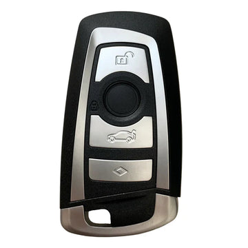 4 Button Smart Remote Key Case for BMW CAS4 – HU100R Emergency Blade – Aftermarket Shell