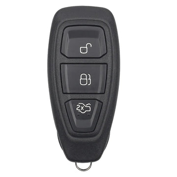 3 Button Smart Keyless Remote Key Case for Ford Vehicles with HU101 Emergency Blade