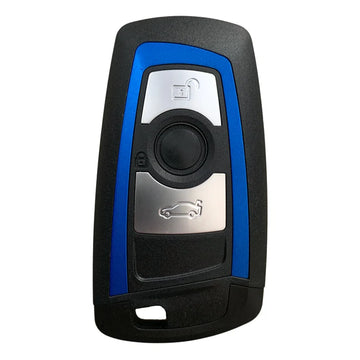 BMW F-Series 3 Button Smart Remote Key – Aftermarket Blue Trim, 868MHz (FEM System)