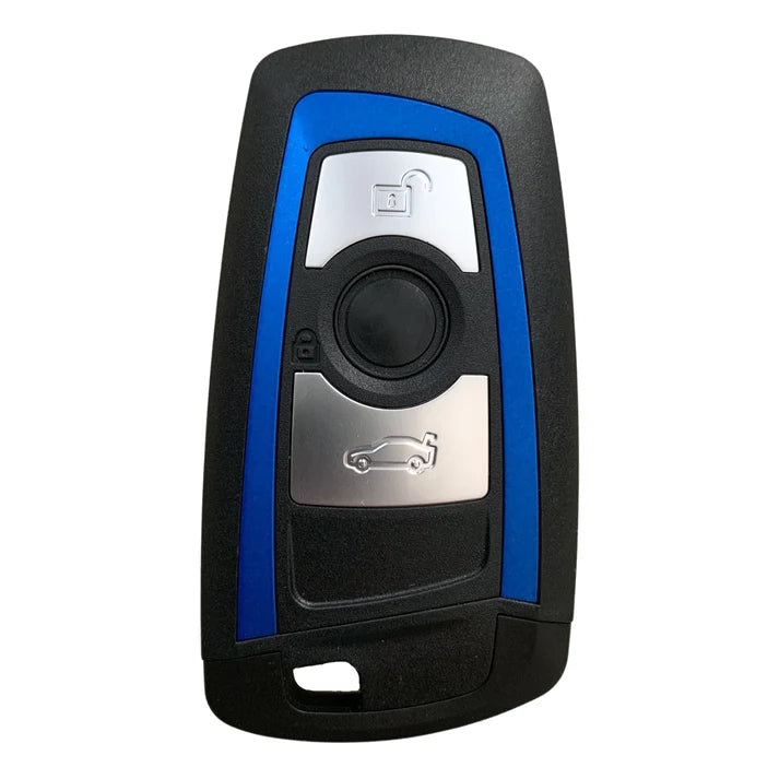BMW F-Series 3 Button Smart Remote Key – Aftermarket Blue Trim, 868MHz (FEM System)