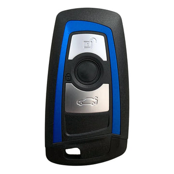 OEM 3 Button Smart Remote Key for BMW F Series – Blue Trim, 433MHz (FEM System)