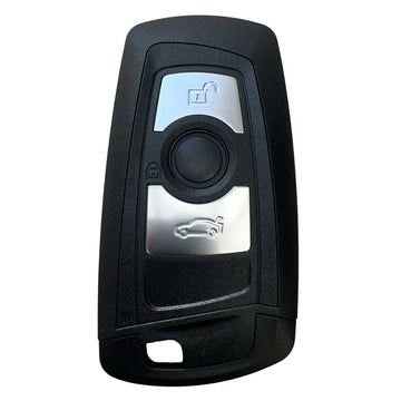 OEM 3-Button Smart Remote Key for BMW F Series – Black, 433MHz, with Emergency Blade & ID49 Transponder