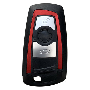 BMW F-Series OEM 3 Button Smart Remote Key – Red Trim, 433MHz (FEM System)