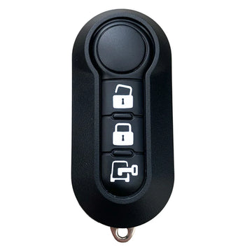 Aftermarket 3 Button Remote Key for Fiat Ducato – White Buttons, Magneti Marelli BSI, PCF7946, 433MHz, SIP22 Blade