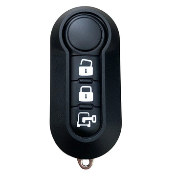 Aftermarket 3 Button Remote Key for Fiat Doblo – Delphi BSI, ID46 Transponder, 433MHz, SIP22 Blade