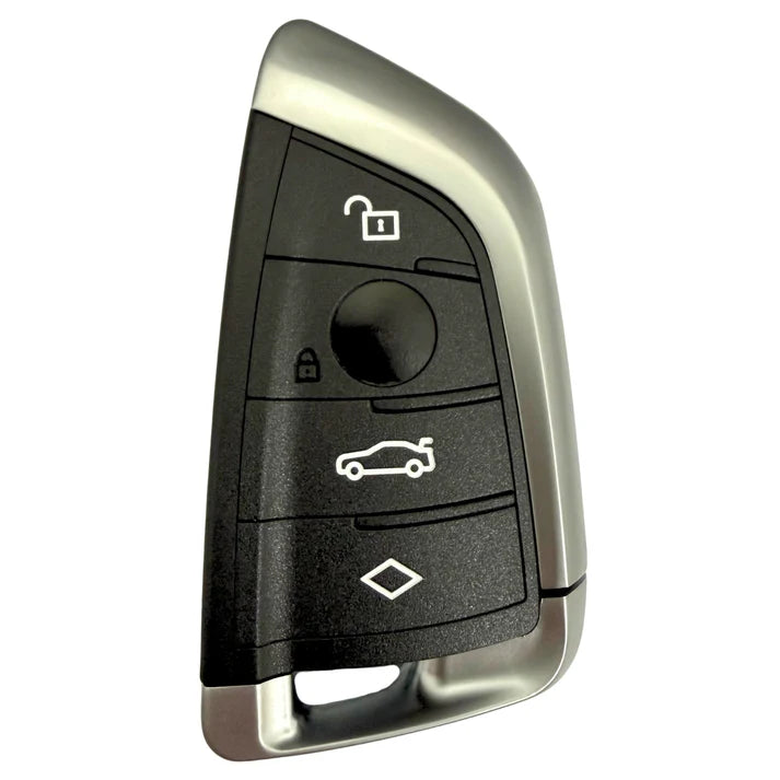 4 Button Smart Remote Key Case for BMW FEM / BDC / G Series – Black – HU100R Emergency Blade