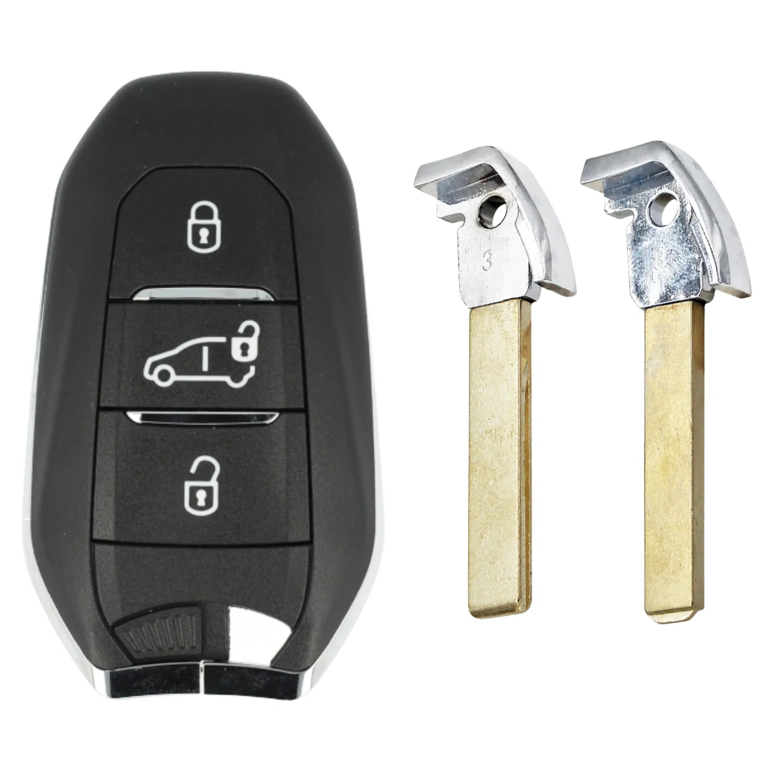 PSA 3-Button Smart Remote Key (Van Button) for ID4A Vehicles – A3M05 / A3M15 / A3M65, 433MHz