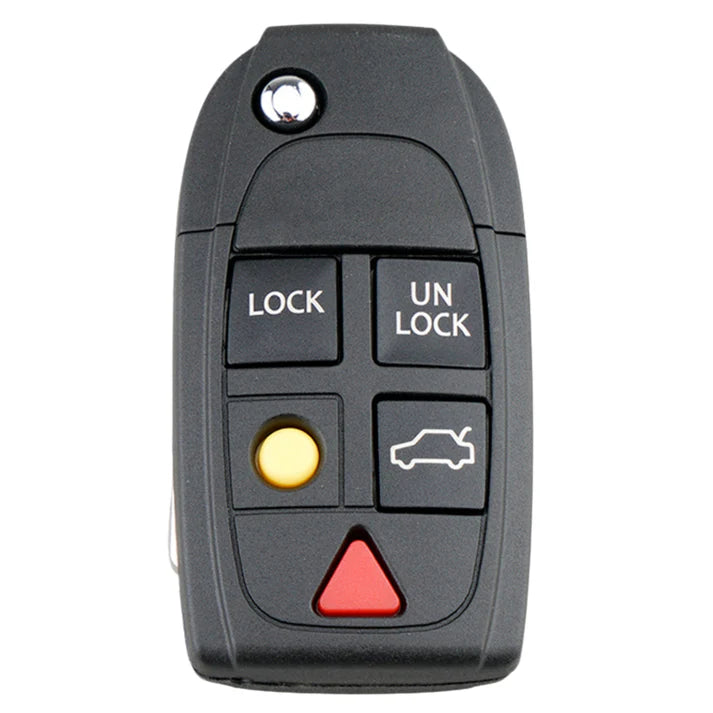 5 Button Remote Key Case for Volvo with NE66 Blade