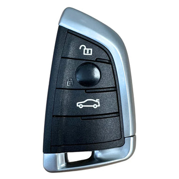 3 Button Smart Remote Key Case for BMW FEM / BDC / G Series – Black – HU100R Emergency Blade