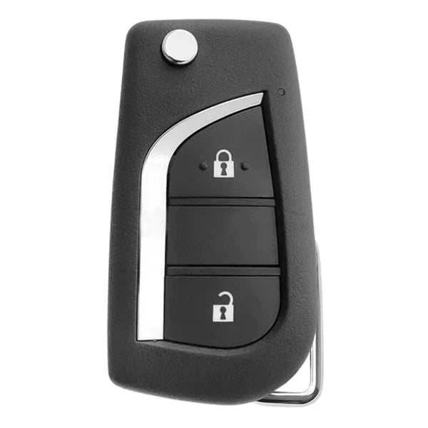 Aftermarket 2 Button Flip Remote Key for Citroen C1 / Peugeot 108 / Toyota Aygo (2014 – 2021) – H Chip, 433MHz