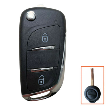 Aftermarket 2 Button Remote Flip Key for Mitsubishi Colt (2005–2012) – 433MHz ID46 PCF7941 (HU56R Blade)