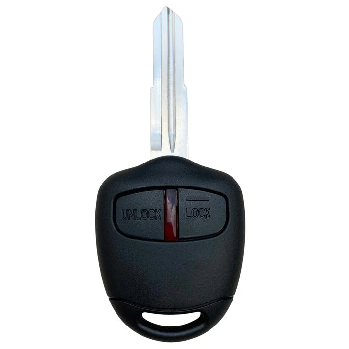 Aftermarket 2 Button Remote Key for Mitsubishi Montero / Pajero / Triton – 433MHz (MIT8 Blade, No Transponder)