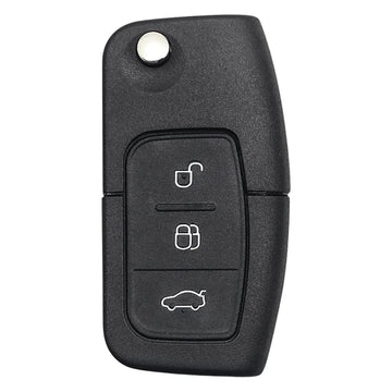 Aftermarket 3-Button Remote Key for Ford Fiesta, Focus & Mondeo – ID63, 433MHz, HU101 Blade Included