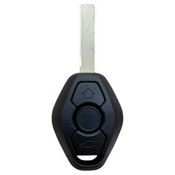 Aftermarket 3-Button Remote Key for BMW EWS – 433MHz, HU92R Blade (Transponder Not Included)