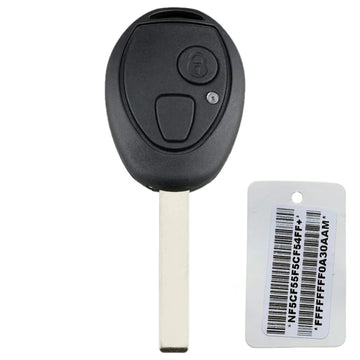 OEM 2 Button Remote Key for MG ZT / Mini Hatch / Rover 75 – HU92R Blade, 433MHz