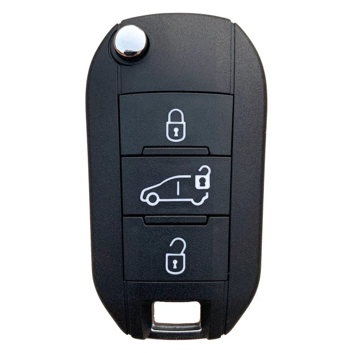Aftermarket 3-Button Remote Key for Peugeot Expert & Partner (4A ID51, 433MHz)
