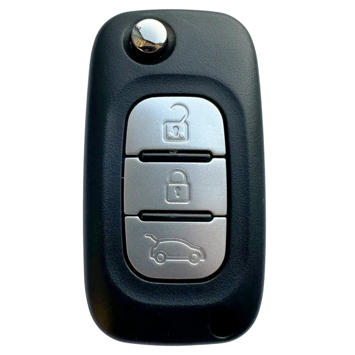 Aftermarket 3 Button Remote Key (4A) for Fiat, Renault, Nissan & Smart – ID46ex / PCF7961M, 433MHz, VA2 Blade