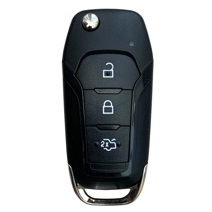 OEM 3-Button Flip Remote Key for Ford ID47 Systems – HU101 Blade, 433MHz