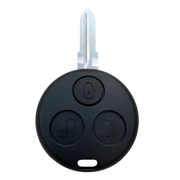 Aftermarket 3 Button Remote Key for Smart ForTwo – 433MHz, YM23 Blade, Transponder Included