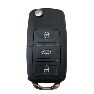 3 Button VAG 1K0 / 1J0 Style Remote Key Case with HU66 Blade – Replacement Shell